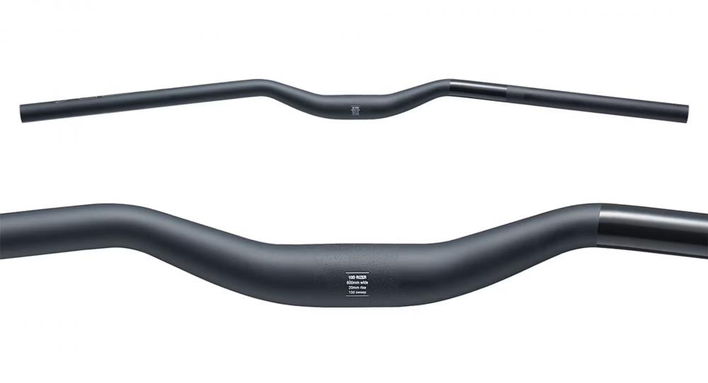 Ritchey WCS Trail Low Rizer Lenker 31,8 mm, 800 x 20 mm, 10° Backsweep, 4° Upsweep, Farbe: Blatte Black, ultrastabil und leicht für harten Offroad-Einsatz