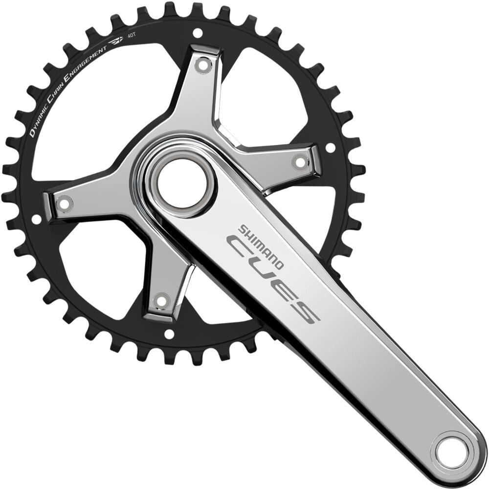 SHIMANO Kurbelgarnitur CUES FC-U6030-1 - 6030-1, 175mm, silber
