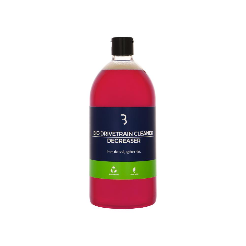 BBB Cycling Bio-Drivetrain Cleaner 1L rot, kraftvoller Fahrrad-Antriebsreiniger, biologisch abbaubar.