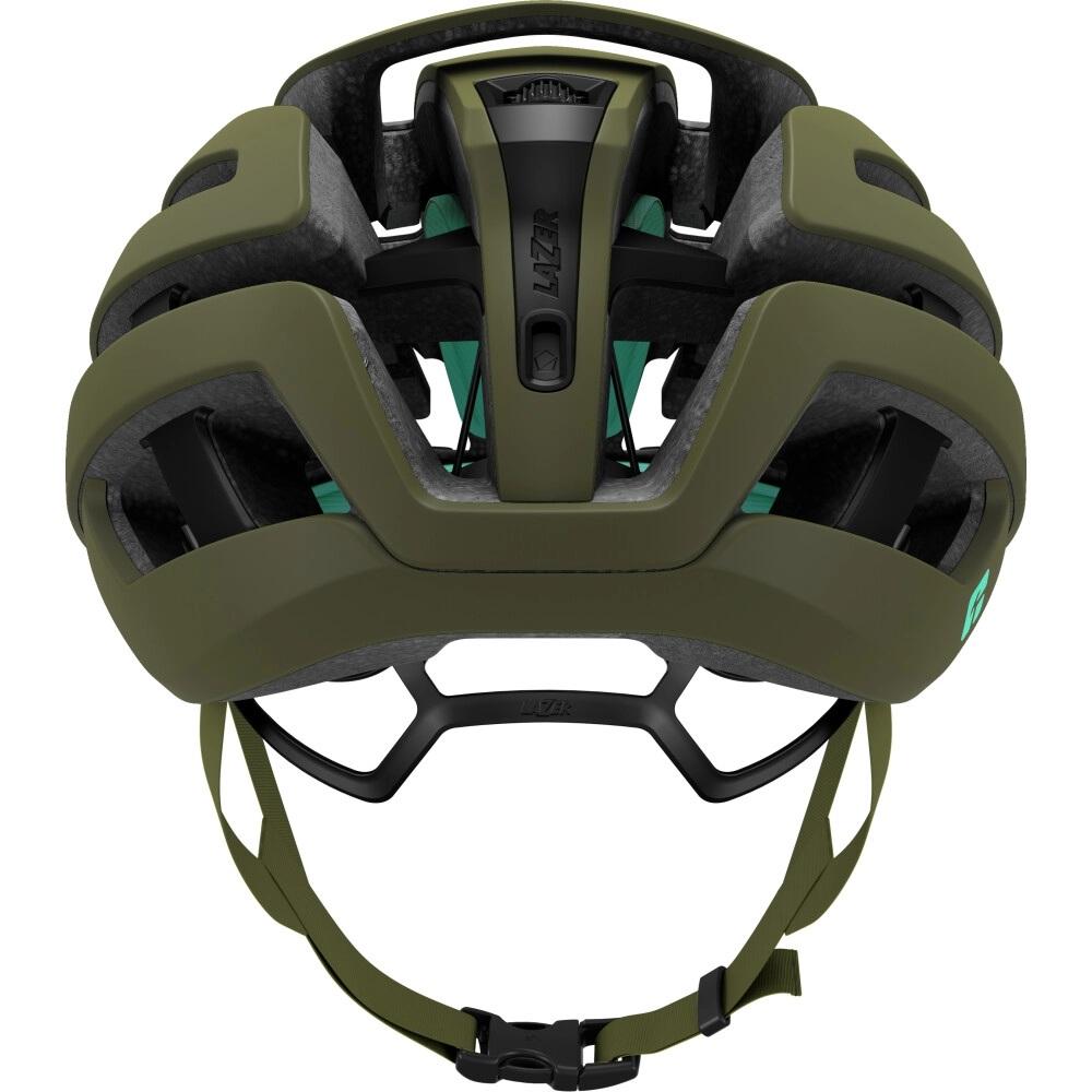 LAZER Helm Z1 KinetiCore Road Matte Pine Green (M) - leichter Aero-Rennradhelm