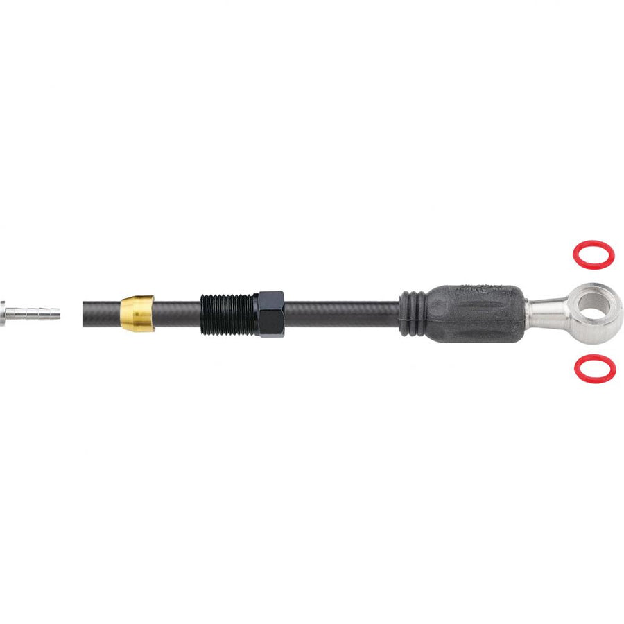 Jagwire Bremsleitungsset Sport Hydraulic für Mineralöl l Schwarz - präzise Bremspower für Shimano & Co.