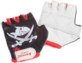 BIKE FASHION KINDERHANDSCHUHE SHARKY GR 6 SCHWARZ WEISS ROT