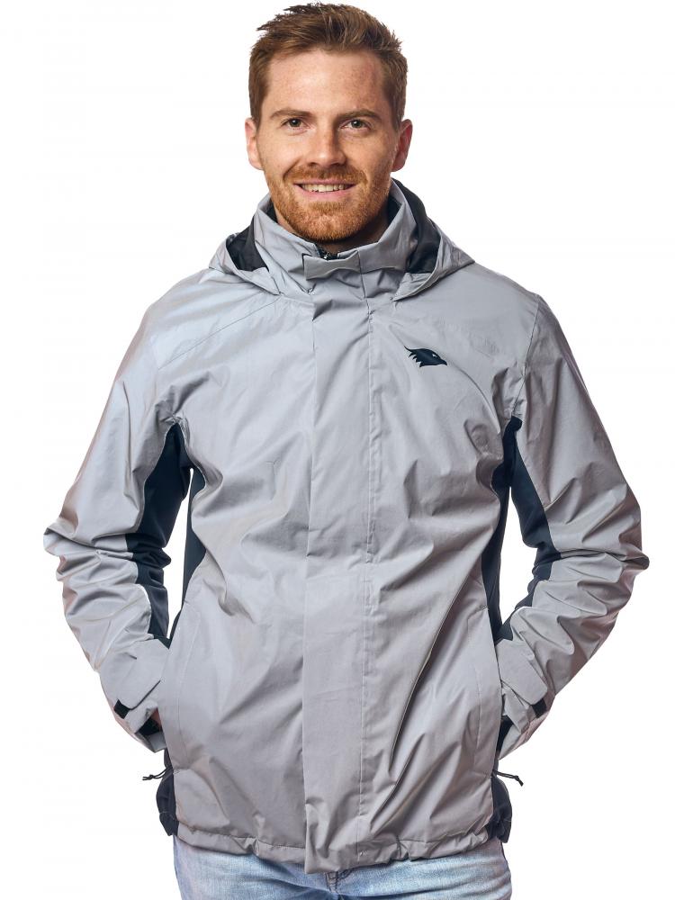 Valkental Jacke 3in1 Smart Jacket wasserdichte Jacke mit Fleece Zipp-In Herren XL grau