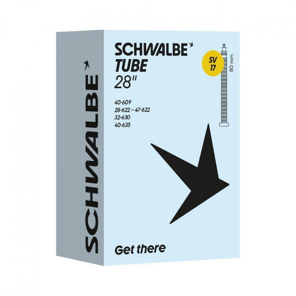 Schwalbe Schlauch Nr. 17 28 Zoll - SV 80 mm