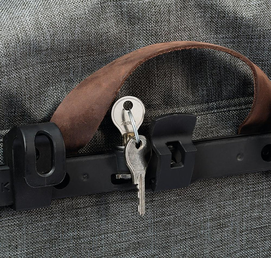 racktime Secureit Sidebag für Doppeltasche Schloss 2er Set mit 4 Schlüsseln - Secureit Sidebag Schloss