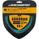 Jagwire 2x Pro Schaltzugset Road & Mountain - Polierte Edelstahl-Züge mit Slick-Lube