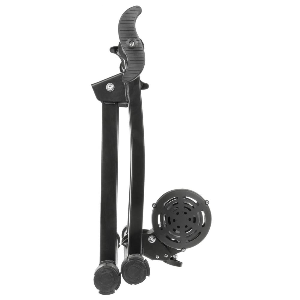 M-WAVE Yoke N Roll 60 Rollentrainer klappbarer Stahlrahmen, Magnetbremse, für 26 Zoll-29 Zoll Räder