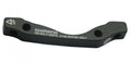 SHIMANO Scheibenbremsadapter SM-MA-F160P/S, schwarz, vorne PM IS für 160mm Bremsscheiben.