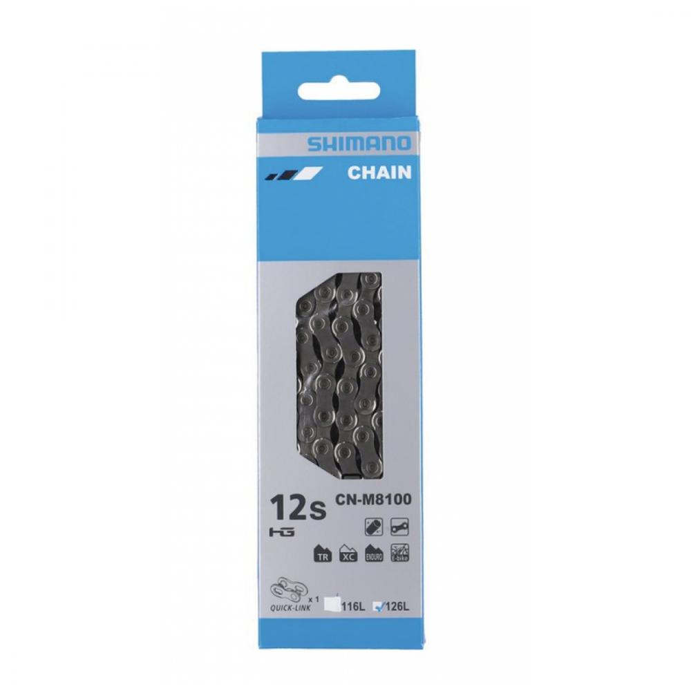 Shimano 10x Kette M 8100 126 Glieder 12fach