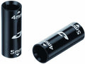 Jagwire CHA119 Außenhüllenverbinder Schwarz - Aluminiumhülse für sichere Zugverbindungen