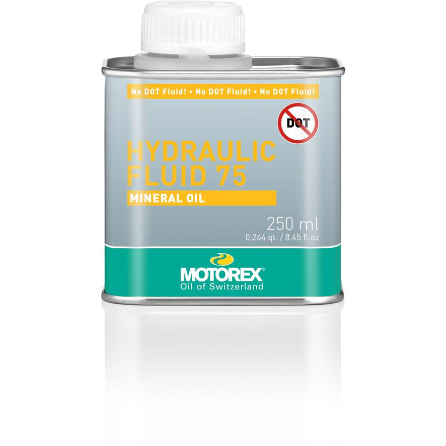 Motorex Hydraulic Fluid 75 Mineralöl 250ml l weis - Hochleistungs-Hydrauliköl für Bremsen und Kupplung