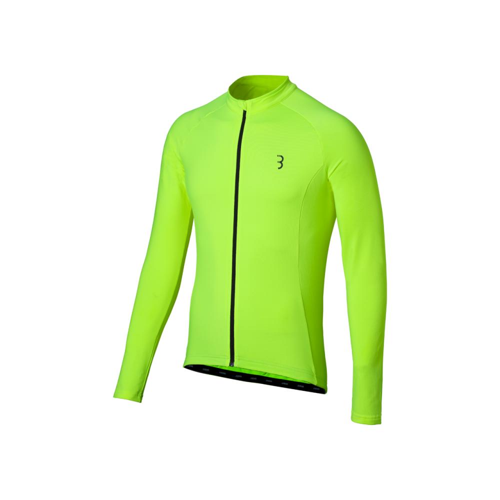 BBB Cycling BBB Langarmtrikot Transition l.a. XXL l Neon - bequemes Langarm Radtrikot für Übergangswetter