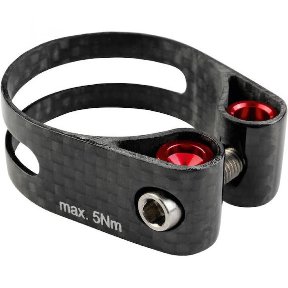Procraft Sattelstützklemme PRC SPC1 Ø 36.0 mm Rot - 12 g Carbon