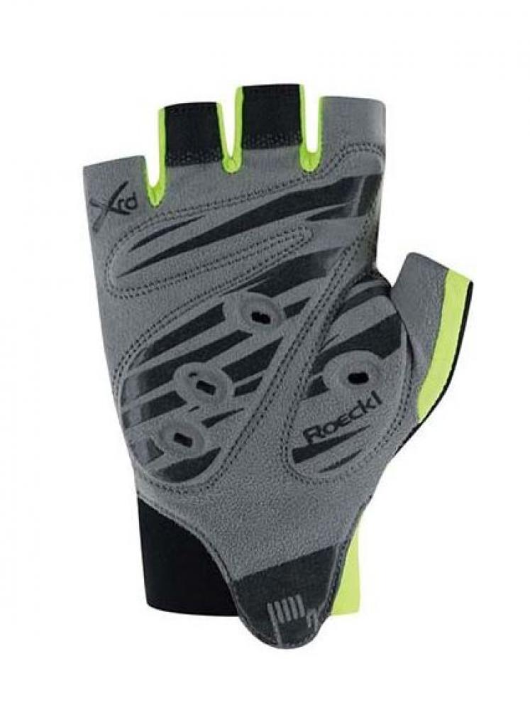 Roeckl Sports High Performance Bike Fingerhandschuhe Ivory 2 schwarz gelb Größe 8