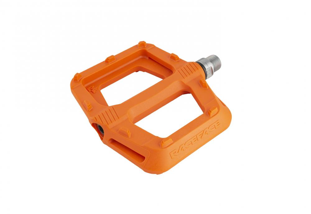 Race Face Ride Plattform-Pedal, orange - robustes MTB-Pedal mit sicherem Grip
