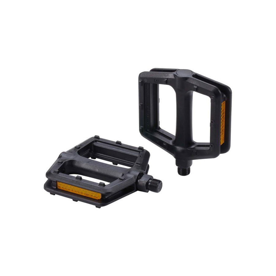 BBB Cycling BBB Pedale TrailRide schwarz One Size schwarz - griffiges Nylon-Plattformpedal