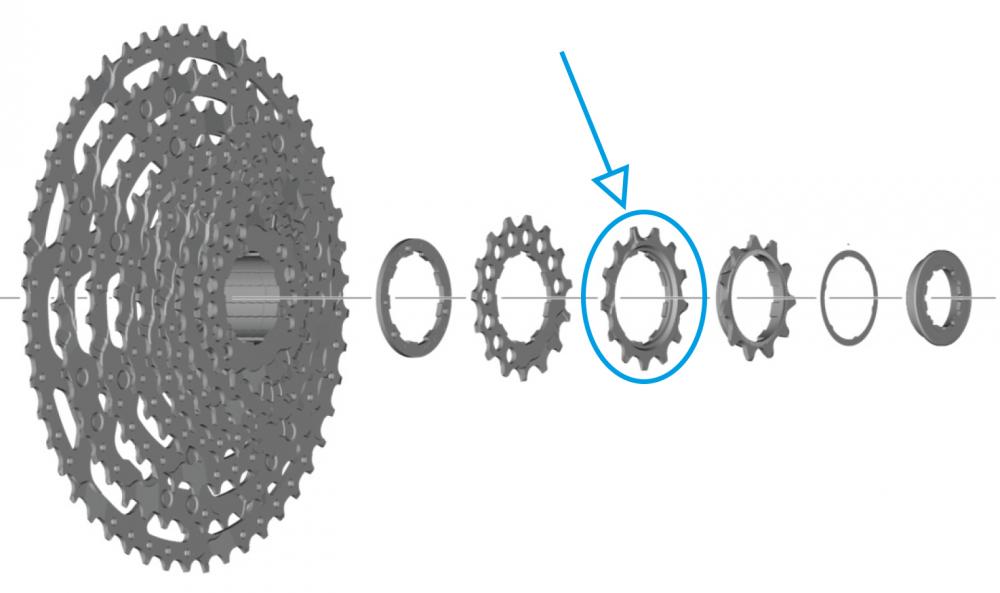 SHIMANO Ritzel für CS-LG600 - 13 Zähne