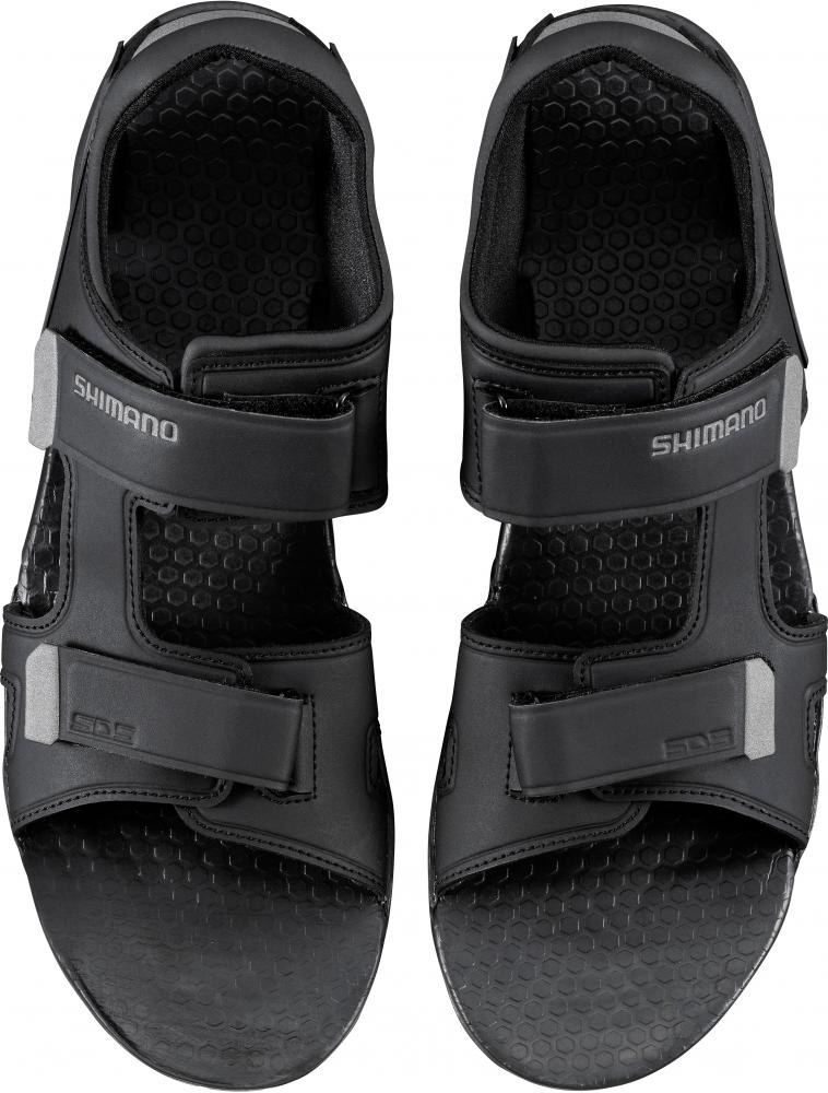 SHIMANO Fahrradschuhe SD500 - SPD MTB-Sandalen, Unisex, Größe 42, Schwarz