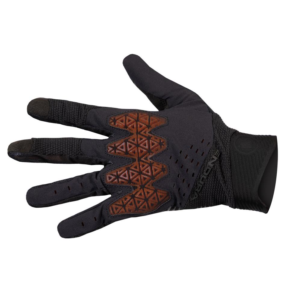Endura MT500 D3O® Handschuh II Schwarz M - MTB-Handschuh mit D3O® Ghost Knöchelschutz, ungepolsterter Kunstlederhandfläche, Vier-Wege-Stretch, Silikongrip