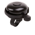 M-Wave Bella Trill Fahrradklingel, schwarz, 53mm, Aluminium, Rechtsmontage.