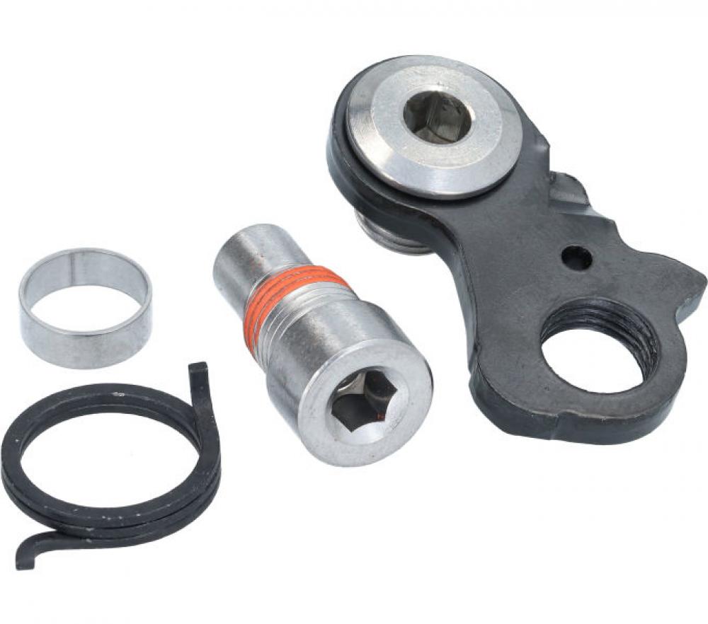 Shimano Deore RD-M4000 9-fach MTB Schaltwerk Befestigungsschraube Set mit Hänger, Feder und Distanzring.