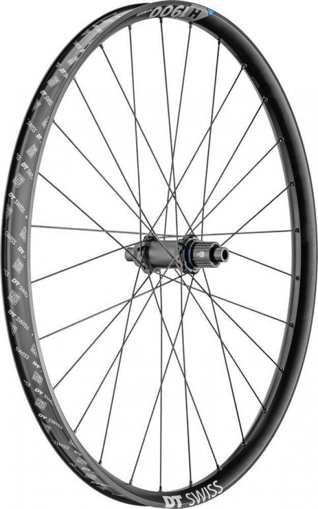 DT Swiss Laufrad H 1900 SPLINE 29" 622 x 35 mm schwarz - robustes Hybrid-eMTB-Laufrad