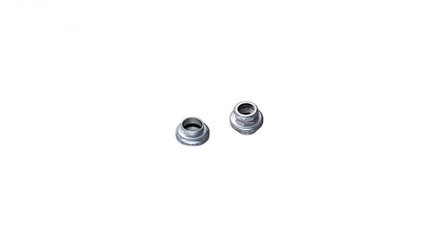 Shimano Dura Ace Steuersatz HP-7400 1 Zoll Gewinde silber für präzise Rennrad-Steuerung.