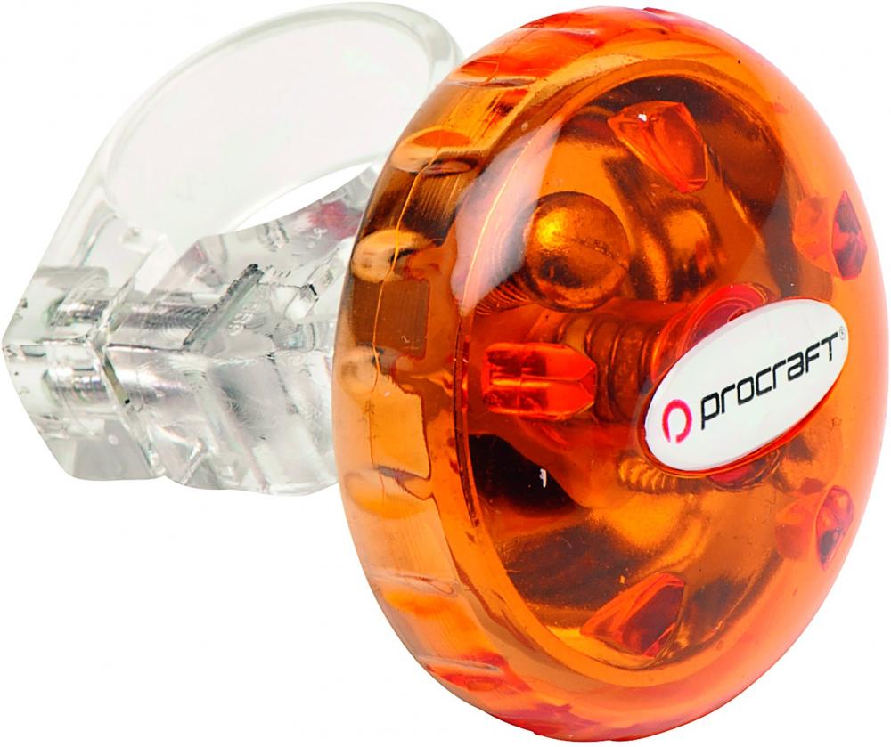 Procraft Klingel Fun klein orange - laute Fahrradklingel in neuester Version