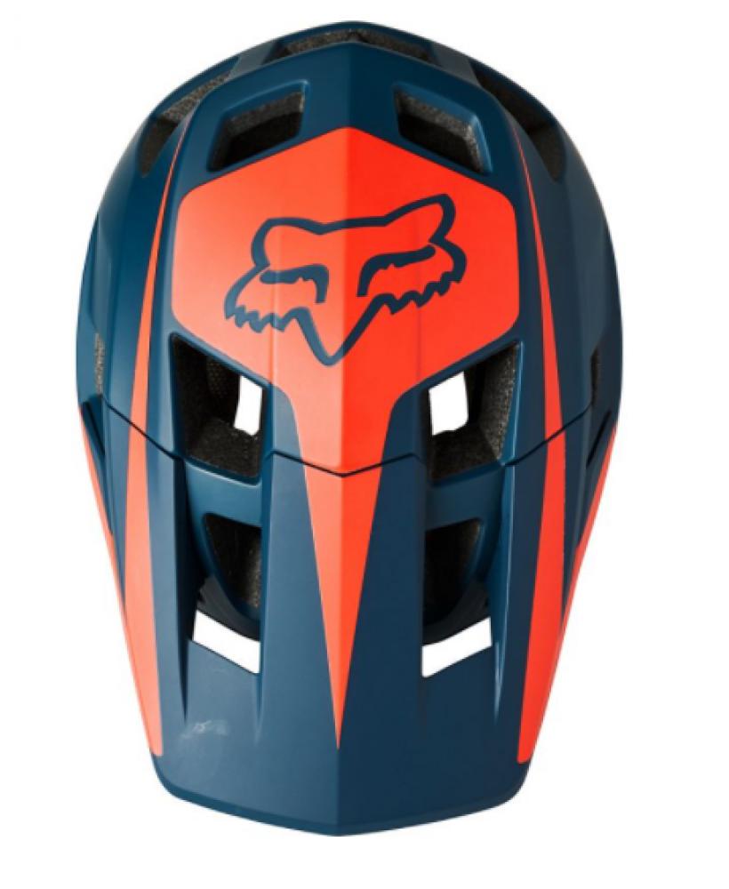 FOX Helm DROPFRAME PRO CE Trail Helm dark indigo rot XL