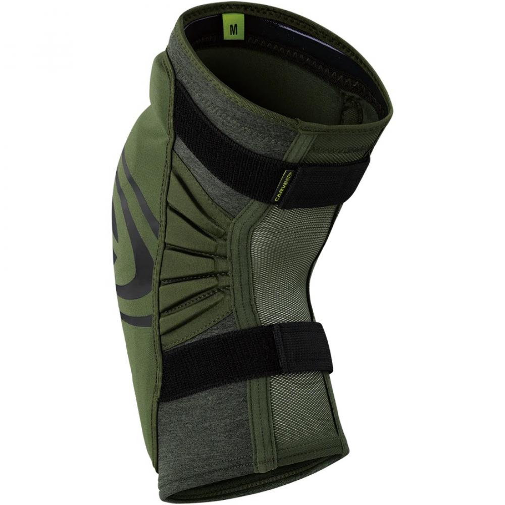 IXS Sports Division iXS Carve EVO+ knee guard KL olive - leichter Enduro-Knieschoner mit hohem Schutz