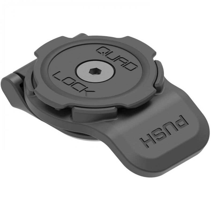 Quad Lock 360 Kopf mit kurzem Hebel, schwarz, Dual-Lock Fahrrad-Halterung, universell für 360 ARM/BASE kompatibel.