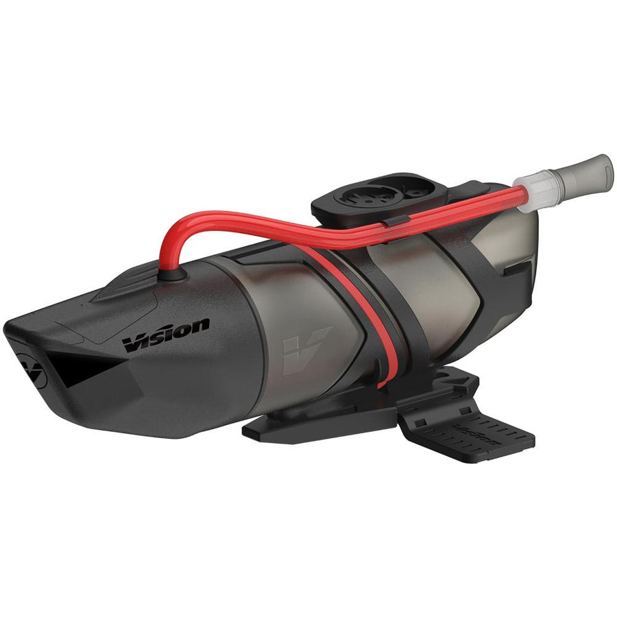 Vision Trinksystem Metron DS2 750 ml Schwarz-rot - aerodynamisches Triathlon-Trinksystem