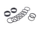 Race Face /Easton Innenlager Spacer Kit, 30mm, schwarz - präzise Kettenlinie für 30-mm-Achsen