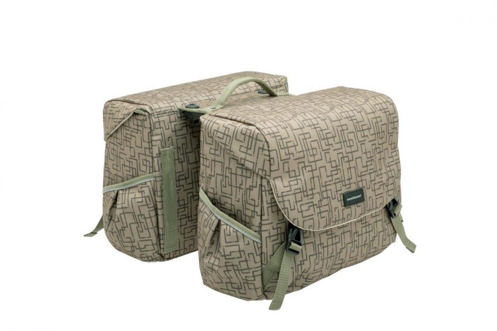 New Looxs Doppelpacktasche Mondi Joy Double RT 2x 19,5 Liter Ivy Walnut - viel Stauraum für Alltag & Tour