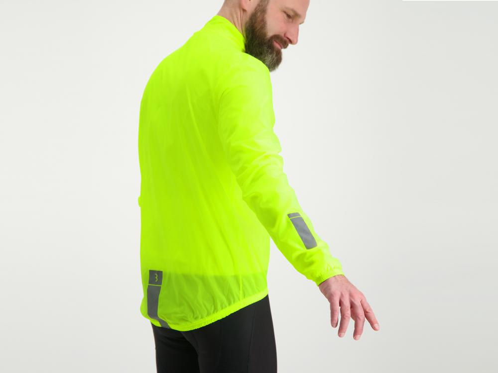 BBB Cycling BaseShield BBW-148 Fahrradjacke M neon gelb - ultraleichter Wind- & Regenschutz