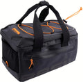 Basil Gepäckträgertasche Gepäckträgertasche Miles Tarpaulin MIK 2.0 - 7 Liter - wasserdicht schwarz-orange mit MIK-Adapterplatte