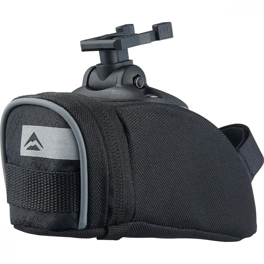 Merida Satteltasche V-Mount STRIPE L Schwarz/Grau - Praktische & robuste Befestigung für Touren