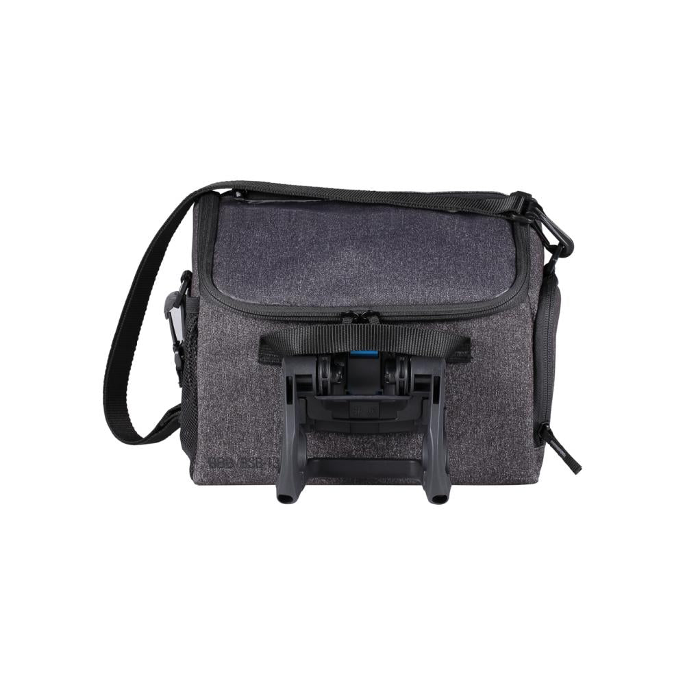 BBB Cycling Lenkertasche FrontPack 26x16x18cm 5,5L grau - praktische Fahrrad-Lenkerbox