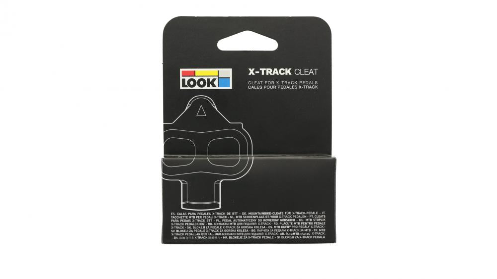 Look X-Track Pedalplatten grau, SPD kompatibel, 6° Bewegungsfreiheit, inkl. Schrauben