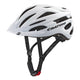 Cratoni Pacer MTB Fahrradhelm weiß matt S/M (54-58 cm), 20 Belüftungsöffnungen, abnehmbares Visier, Inmold-Technologie