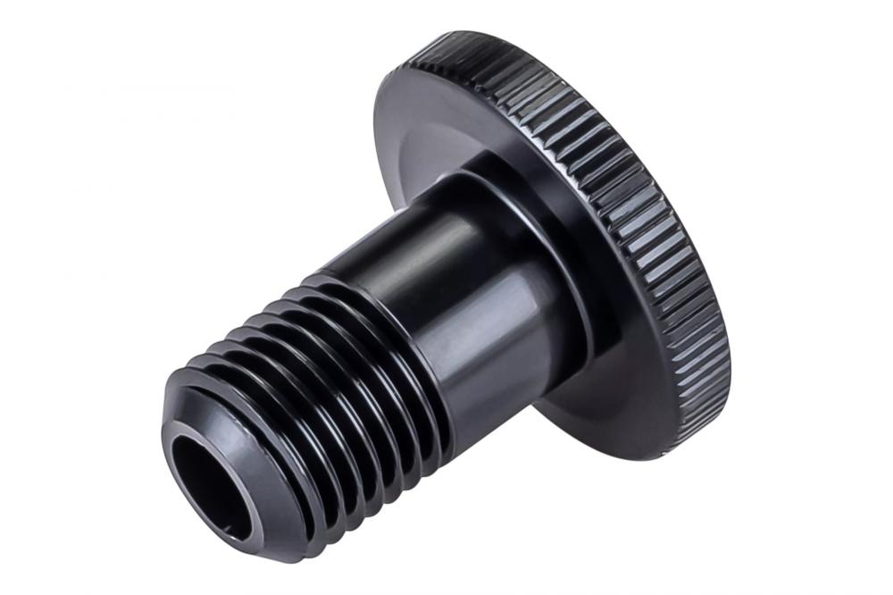 LEVO FSR Gen.3 Batteriebefestigungsschraube M12x1.25x20mm - Schwarz Aluminium - Batterie-Montageschraube