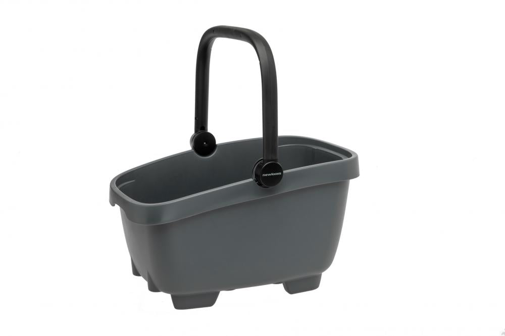 New Looxs Fahrradkorb Clipper Racktime 2.0 Grey Grey - praktische, zeitgemäße Transportlösung