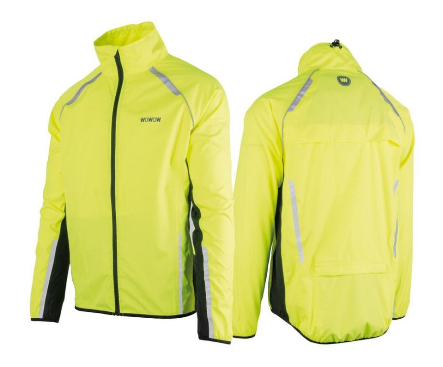 Wowow Wasser-Wind-Regen Jacke Ben Nevis gelb mit reflekt Oberflächen S