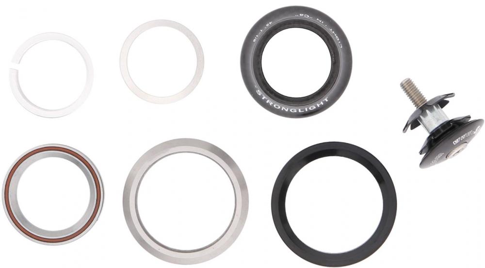 Stronglight Steuersatz 11/8-1,5\" AHEA light in Carbon OVERSIZE