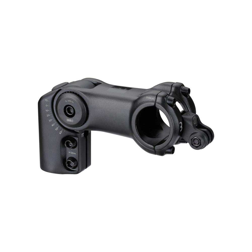 BBB Cycling BBB Vorbau einstellbar HighFix 31.8 31 schwarz - flexibler verstellbarer Vorbau