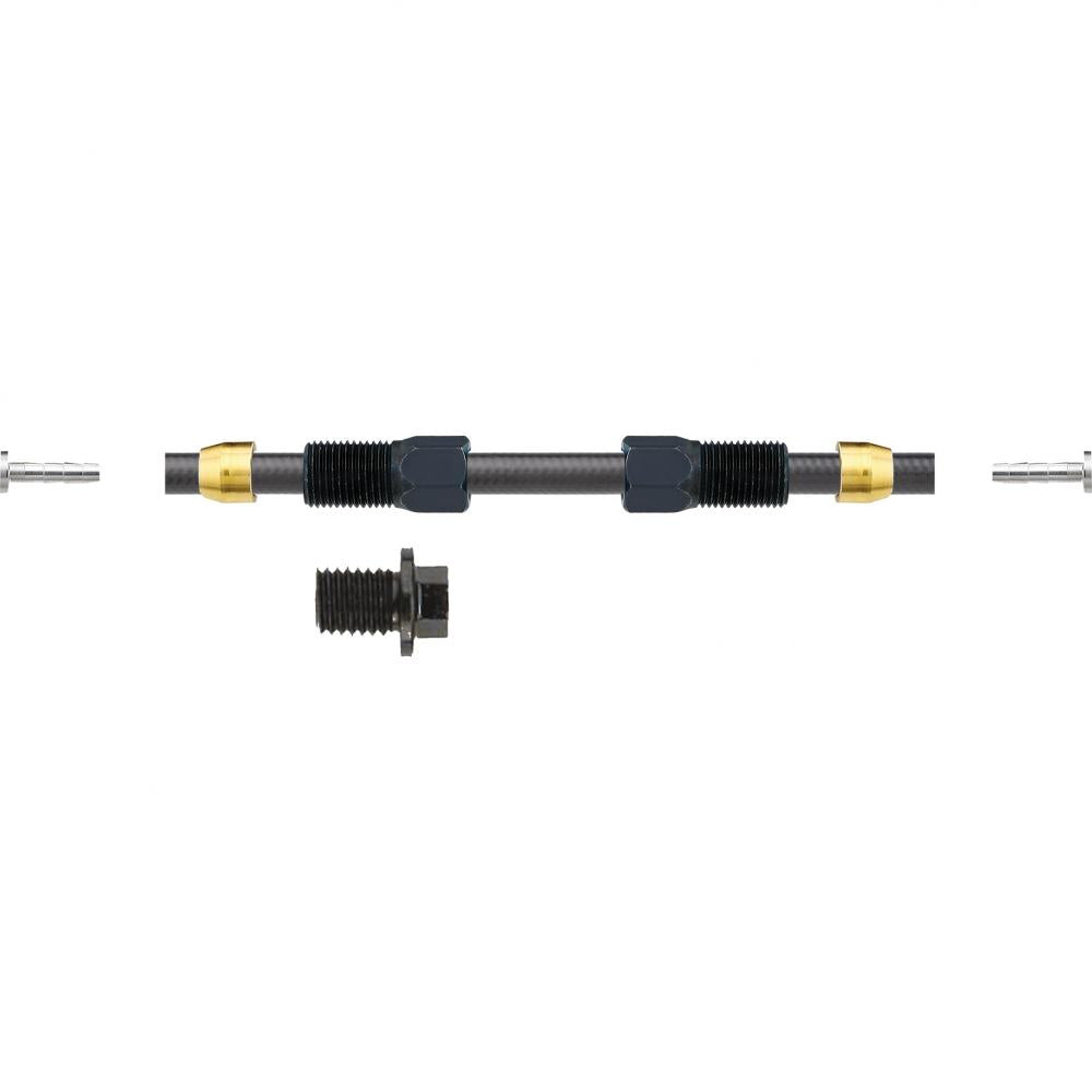 Jagwire Bremsleitungsset Sport Hydraulic für Mineralöl l Schwarz - zuverlässige Bremsperformance