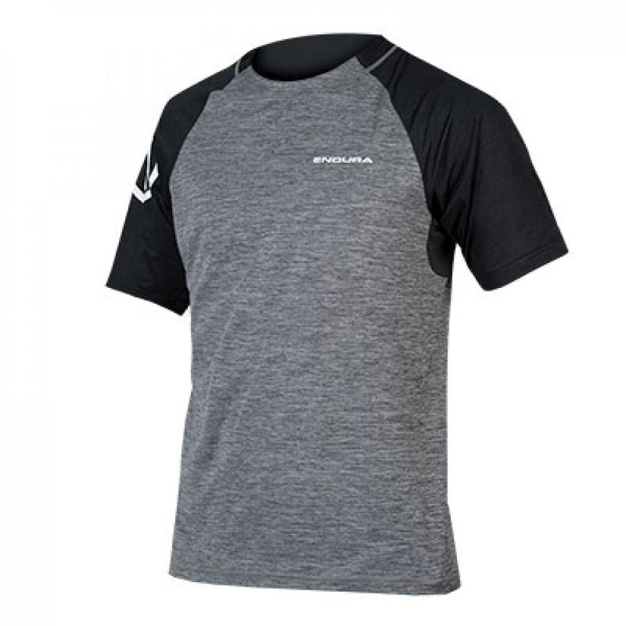 Endura SingleTrack Kurzarmtrikot Zinn-Grau Größe S