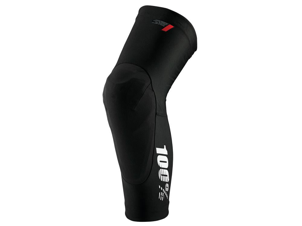 100% Teratec knee guards L black - leichte, flexible MTB-Knieprotektoren