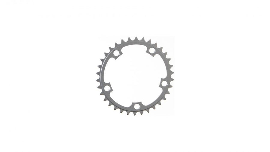 Stronglight Kettenblatt 46 Zähne silber - 110mm Lochkreis BCD für Rennrad