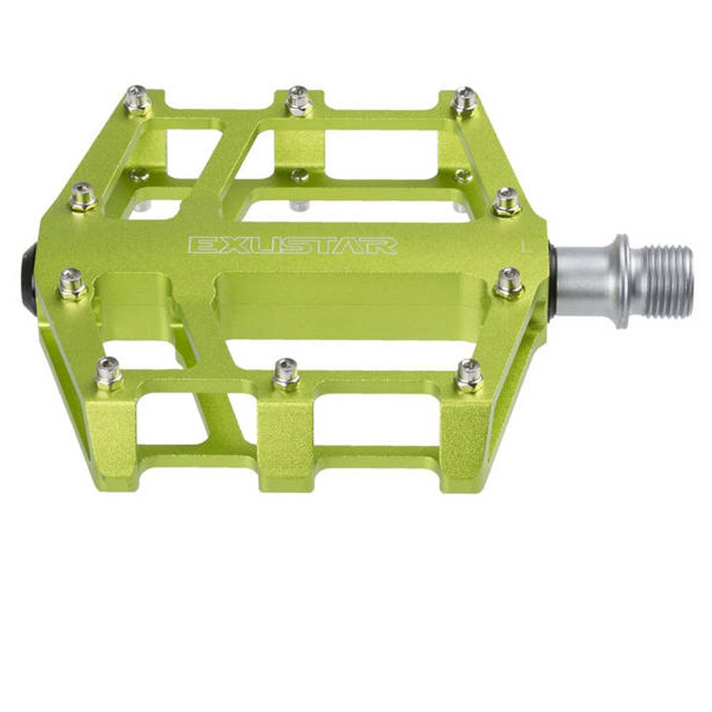 Exustar Plattformpedal MTB/BMX grün Industriegelagert